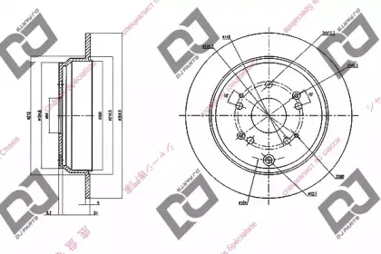 Тормозной диск DJ PARTS купить